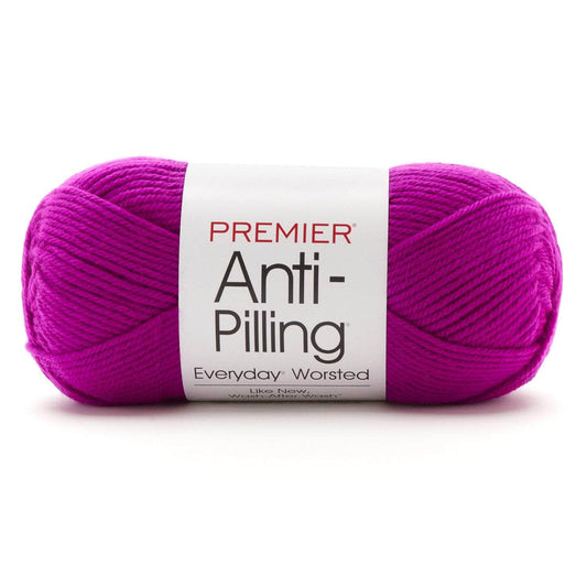 Premier Anti-Pilling Everyday Worsted Yarn Bright Violet Pack of 3 *Pre-order*