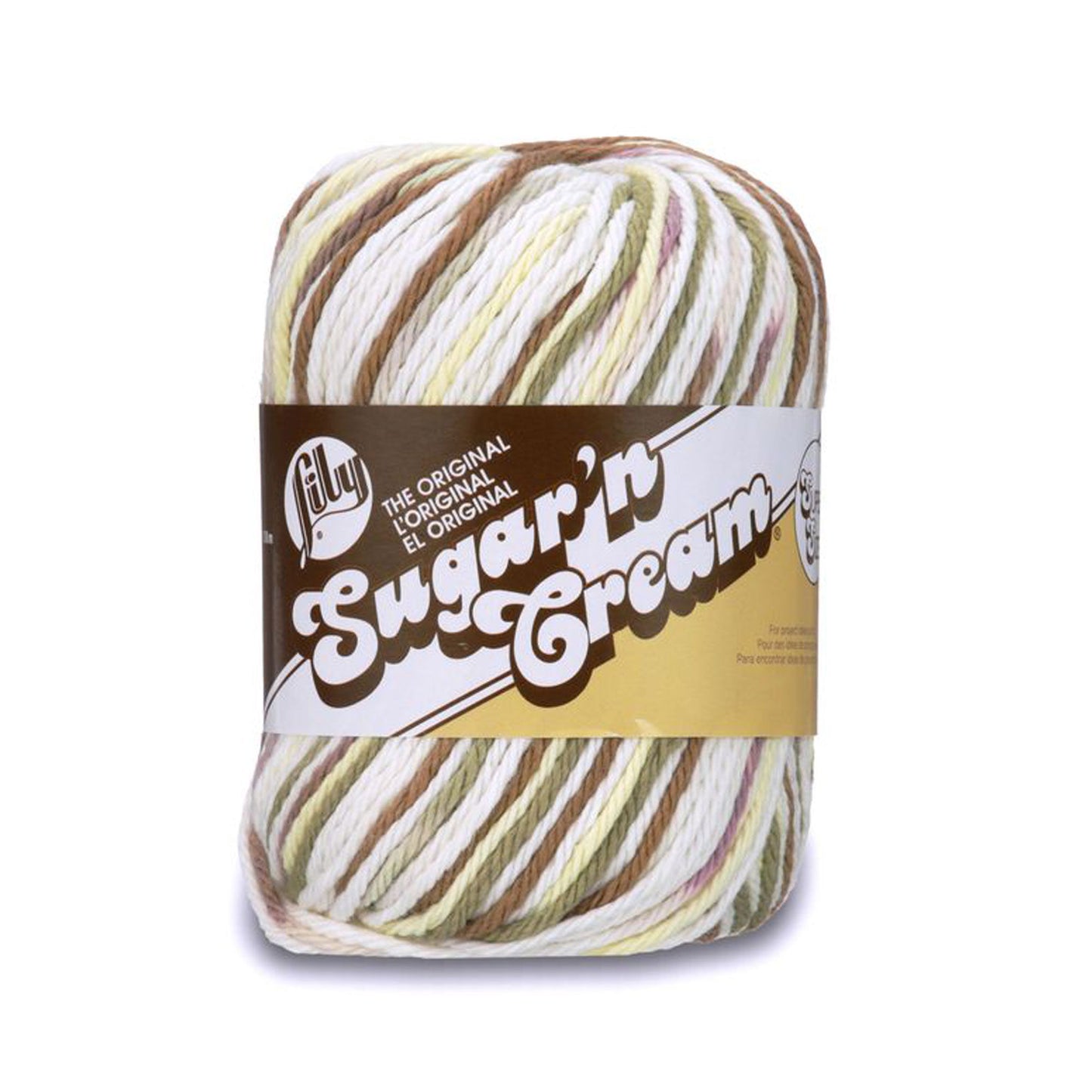 Lily Sugar'n Cream 100% Cotton yarn - Wooded Moss SUPER SIZE