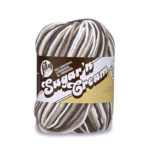 Lily Sugar'n Cream 100% Cotton yarn - Chocolate Brown SUPER SIZE