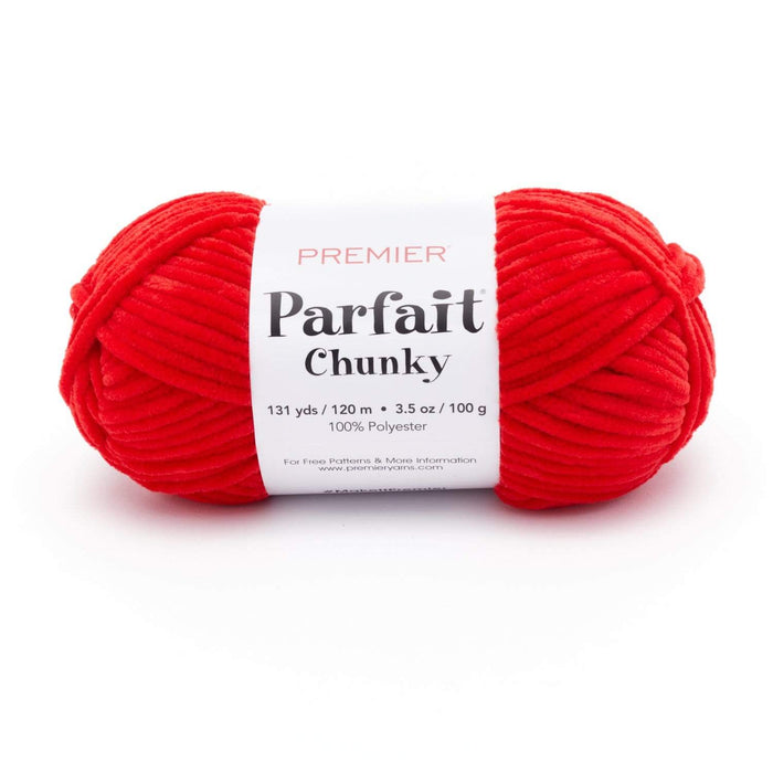 Premier Parfait Chunky Chenille yarn- poppy