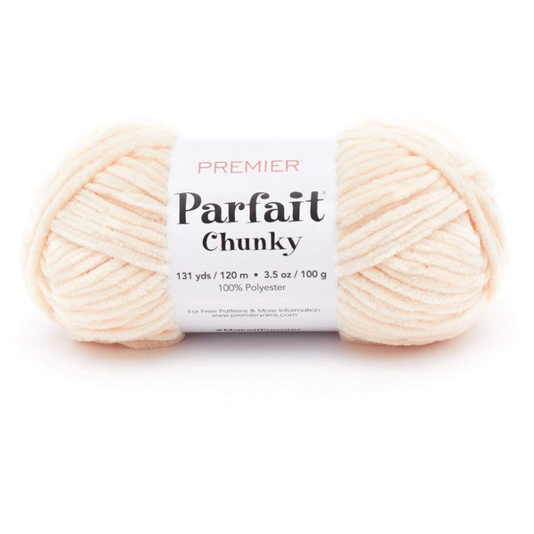 Premier Parfait Chunky Chenille yarn- Shell