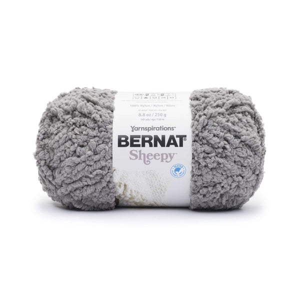 Bernat Sheepy Yarn Vapor Gray Flock of Knitters