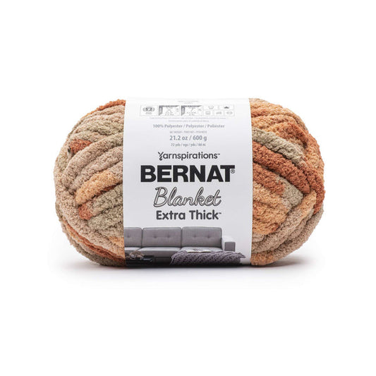 Bernat Blanket Extra Thick 600g Clay Caramel Pack of 2 *Pre-order*