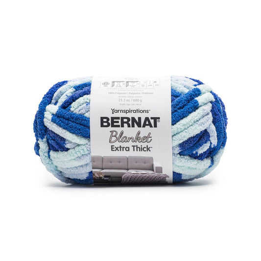Bernat Blanket Extra Thick 600g Blue Mist Pack of 2 *Pre-order*