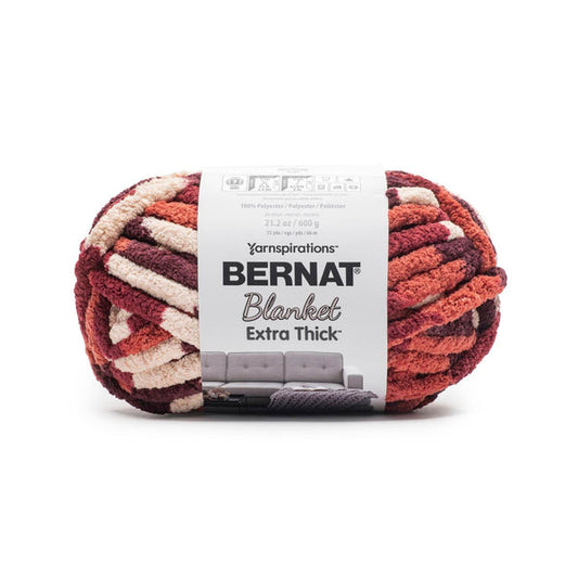 Bernat Blanket Extra Thick 600g Ruby Pack of 2 *Pre-order*