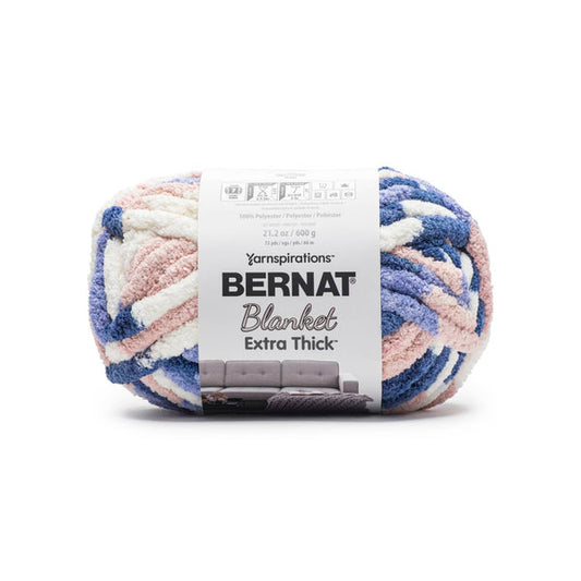 Bernat Blanket Extra Thick 600g Blueberry Peach Pack of 2 *Pre-order*