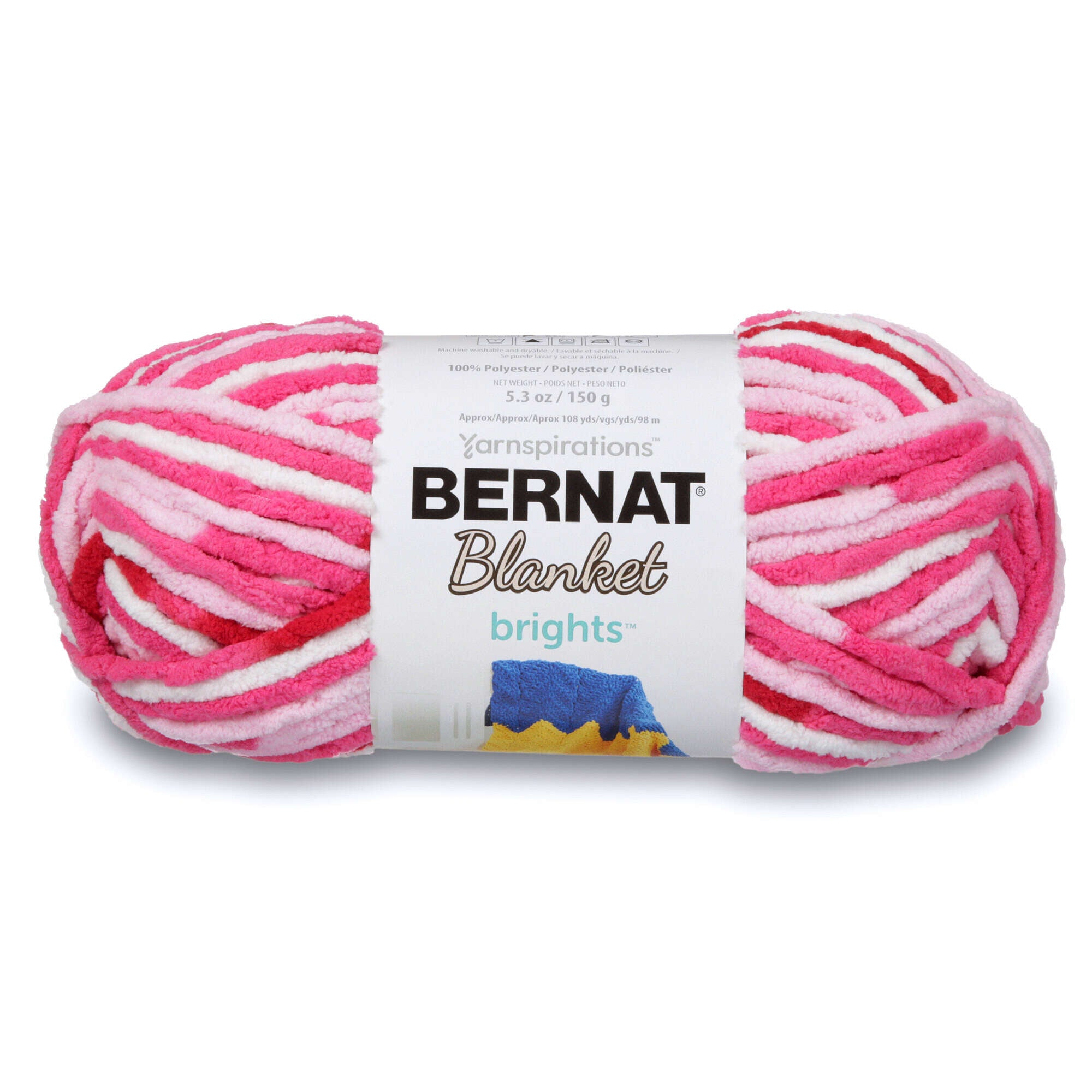 Bernat Blanket Brights yarn Dark Gray / Flock of Knitters Flock of
