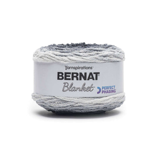 Bernat Blanket Perfect Phasing Yarn Deep Black pack of 2 *Pre-order*