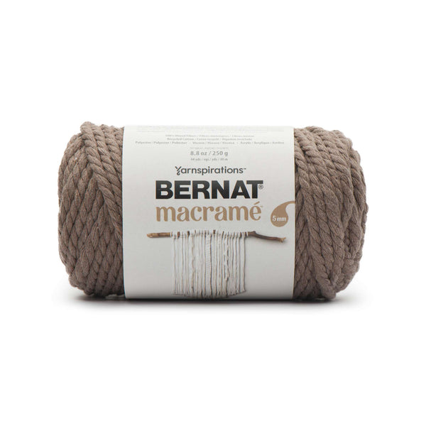 Bernat Macrame Yarn Gray Brown Pack of 3 *Pre-order*