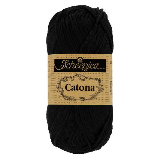 Scheepjes Catona110 Jet Black