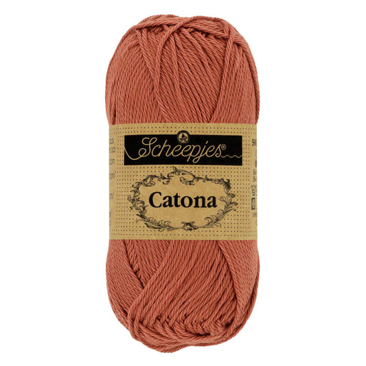 Scheepjes Catona504 Brick Red