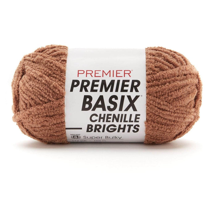 Premier Basix Brights Chenille Yarn - Caramel