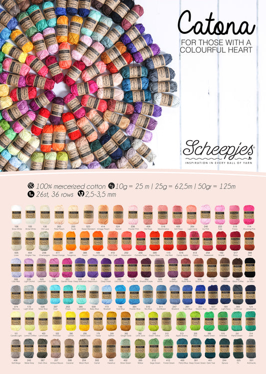 Scheepjes Catona cotton yarn- 113 Delphinium