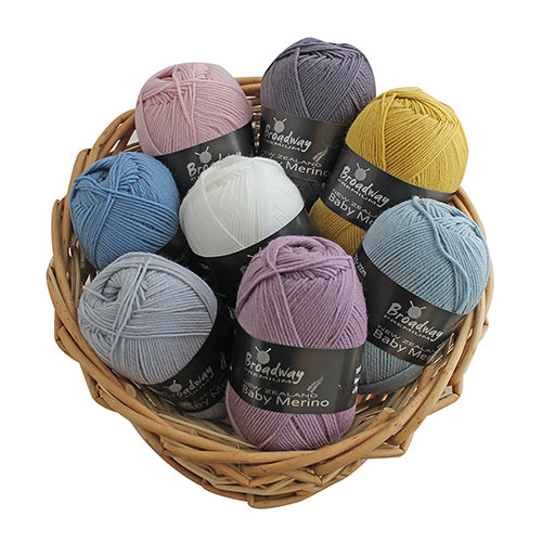 Broadway NZ Baby Merino White 10 Pack