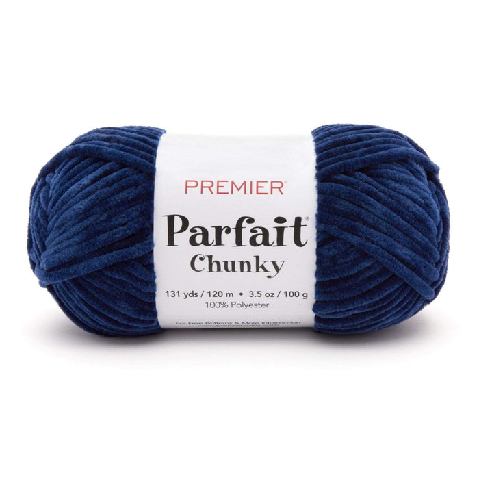 Premier Parfait Chunky Chenille yarn- navy