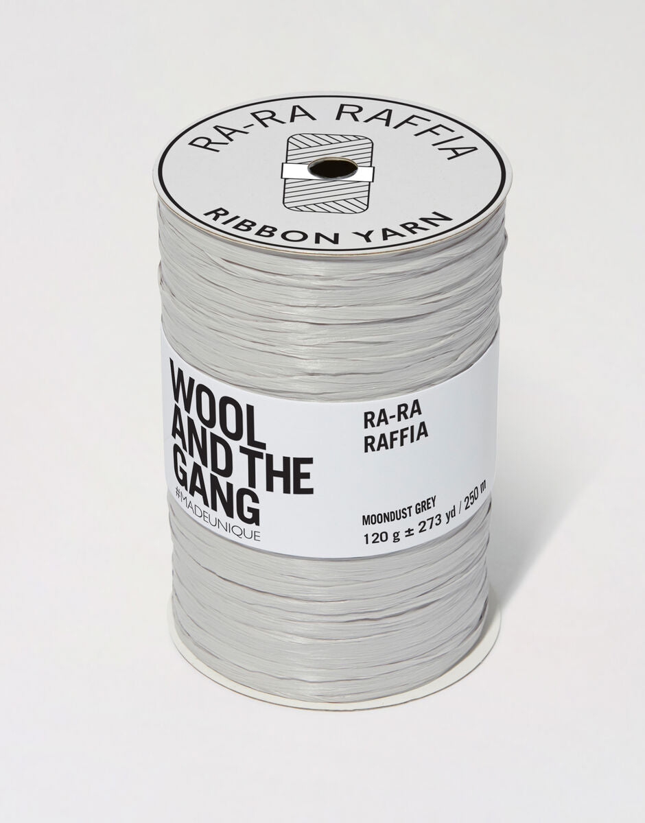 Wool and the Gang RA-RA RAFFIA Moon dust Grey