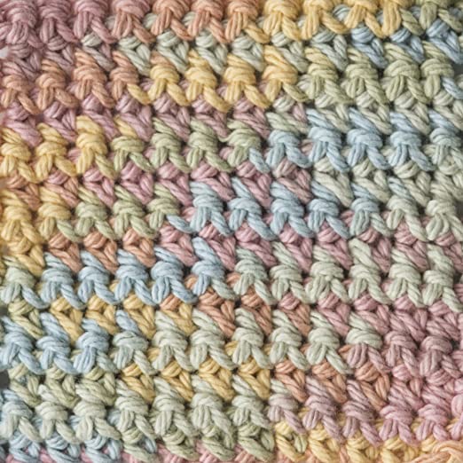Lily Sugar'n Cream 100% Cotton yarn - Buttercream Ombre SUPER SIZE