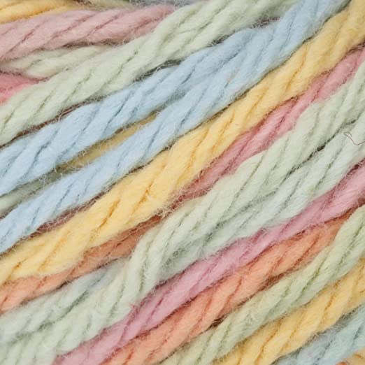 Lily Sugar'n Cream 100% Cotton yarn - Buttercream Ombre SUPER SIZE