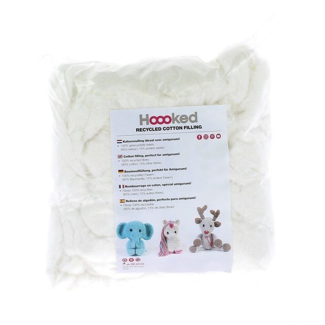 Hoooked Fluffy Cotton Filling 100% Recycled eco friendly