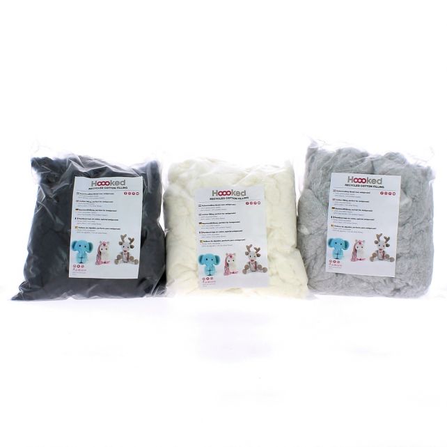 Hoooked Fluffy Cotton Filling 100% Recycled eco friendly
