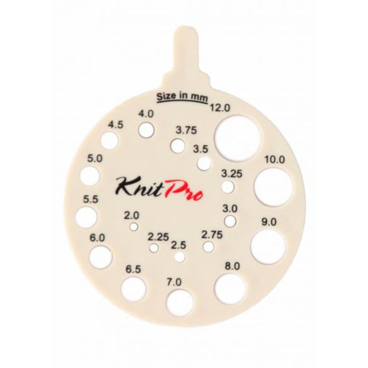 KnitPro Round needle view sizer