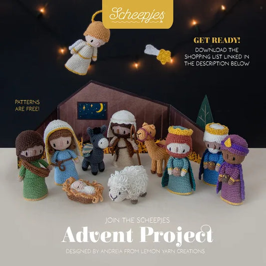 Scheepjes advent calendar nativity crochet pattern