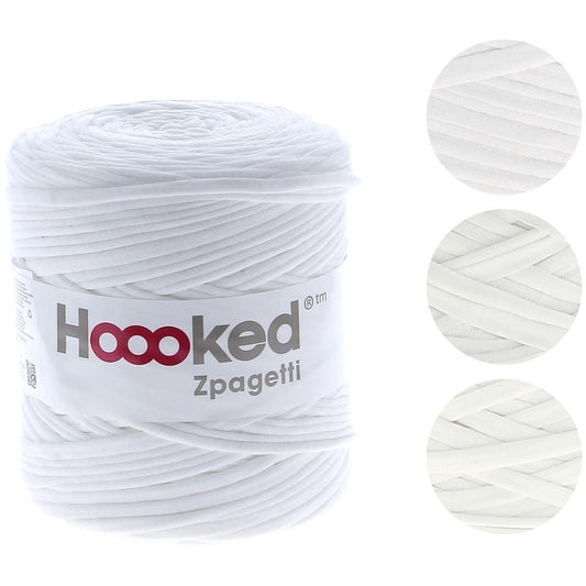 Hoooked Zpagetti Yarn Lily White Pack of 3 *Pre-order*