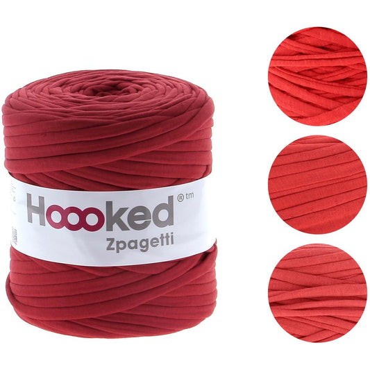 Hoooked Zpagetti Yarn Fiesta Red Pack of 3 *Pre-order*