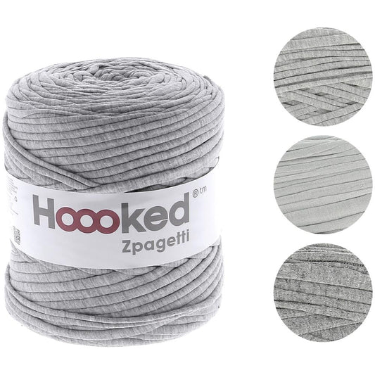Hoooked Zpagetti Yarn Sporty Gray - Medium Gray Shades Pack of 3 *Pre-order*