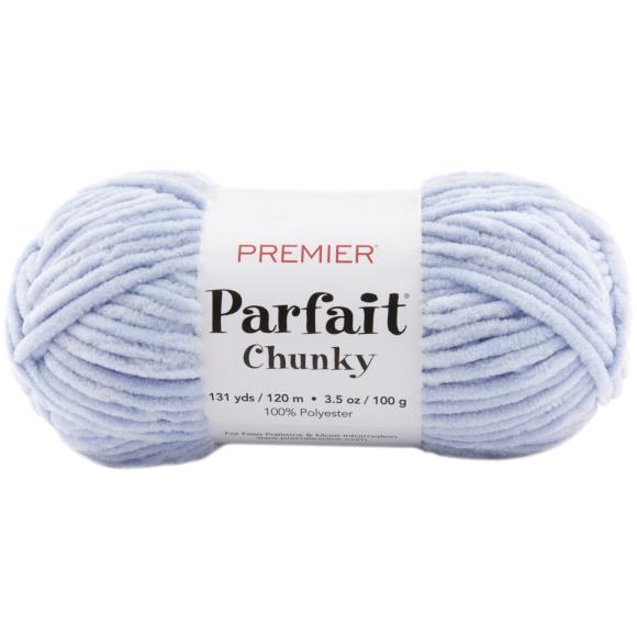 Premier Parfait Chunky Chenille yarn- Pale Blue