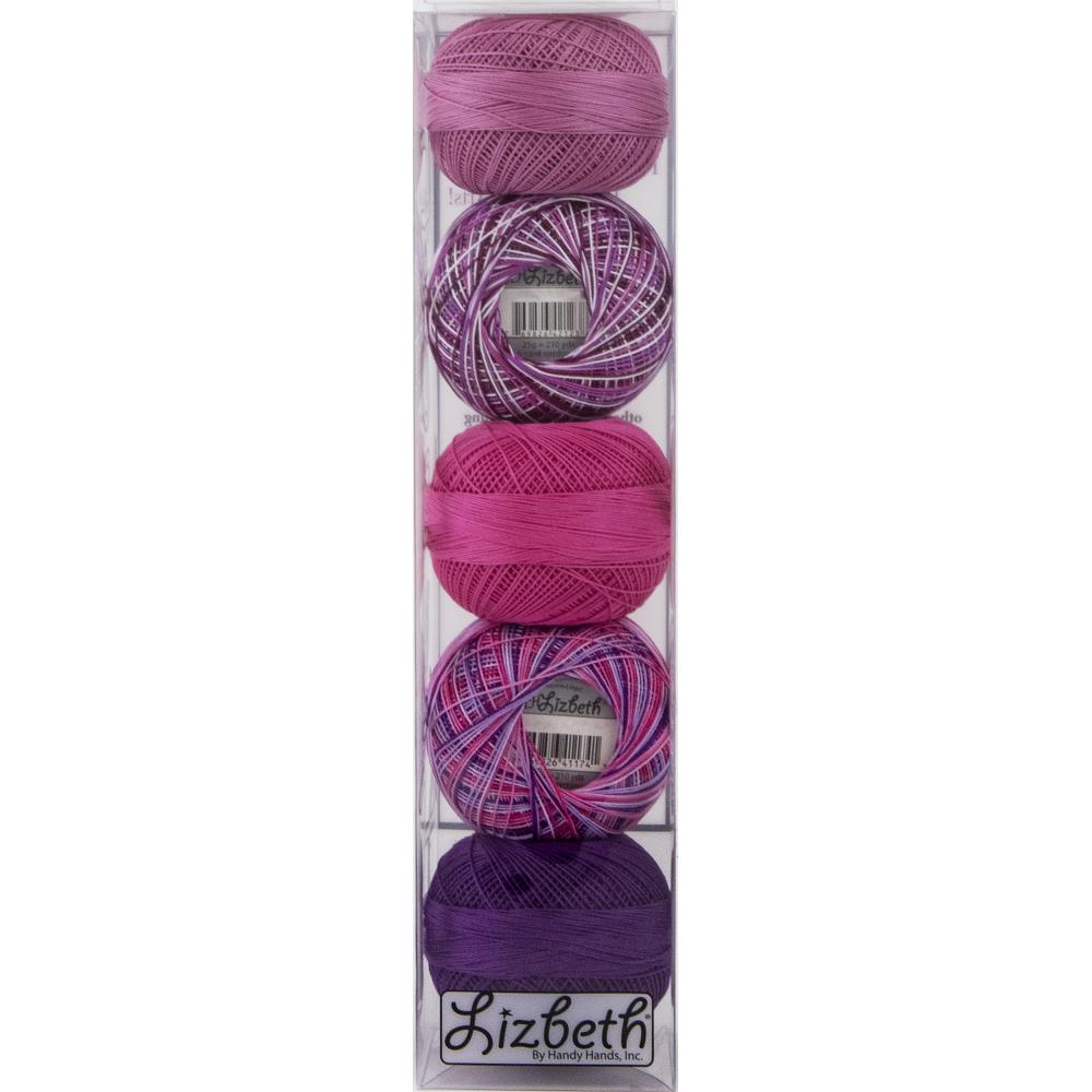 Handy Hands Lizbeth Specialty Pack Cordonnet Cotton Size 10 Dance Assortment 5/Pkg  *Pre-order*