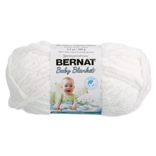 Bernat Baby Blanket yarn White 100g