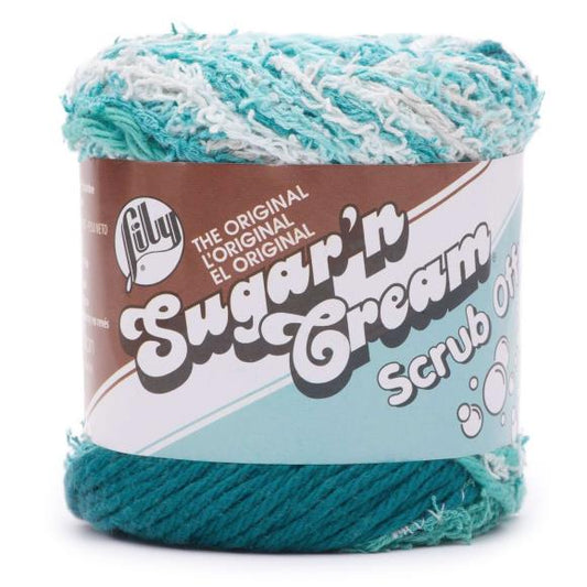 Lily Sugar n Cream Scrub Off Yarn Deep Turquoise
