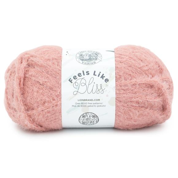 Lion Brand Feels like Bliss Yarn Dusty Rose