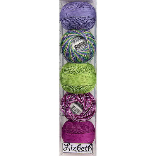 Handy Hands Lizbeth Specialty Pack Cordonnet Cotton Size 20 Garden Assortment 5/Pkg  *Pre-order*