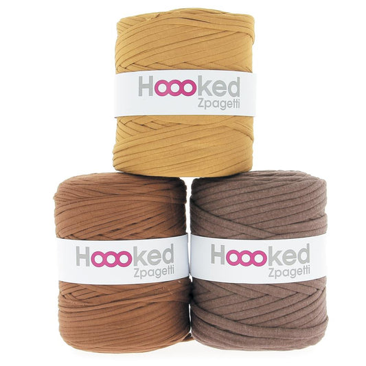 Hoooked Zpagetti Yarn Classic Camel Shades