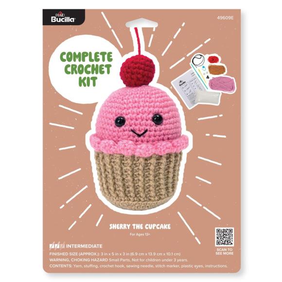 Bucilla cupcake   -amigurumi kit