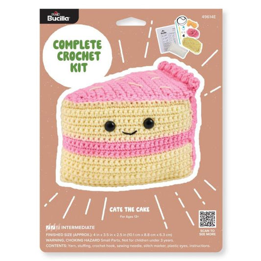 Bucilla cake slice-amigurumi kit