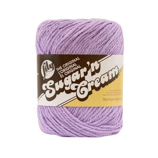 Lily Sugar 'n Cream Cotton Yarn Soft Violet