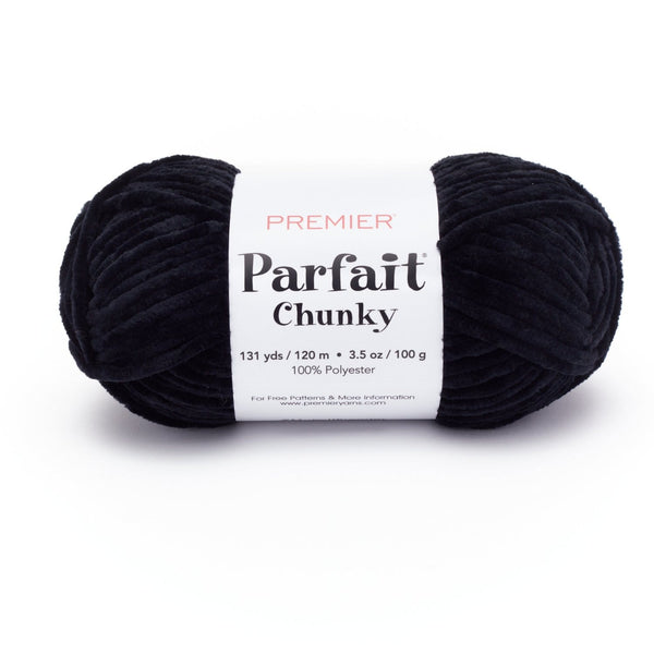 Premier Parfait Chunky Chenille yarn - Black
