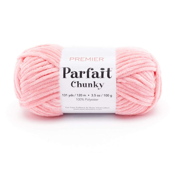 Premier Parfait Chunky Chenille yarn- Pink Lemonade