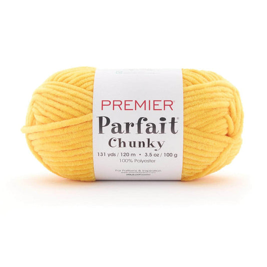 Premier Parfait Chunky Chenille yarn- summersquash