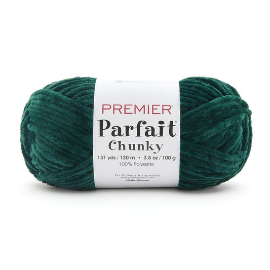 Premier Parfait Chunky Chenille yarn- ivy