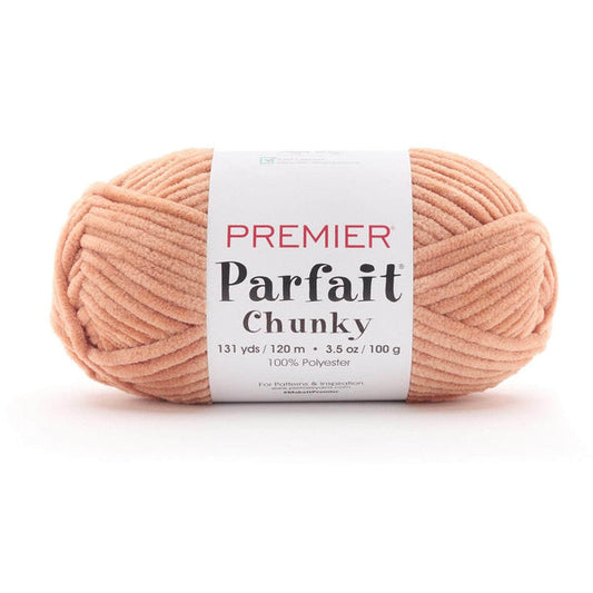 Premier Parfait Chunky Chenille yarn- apricot