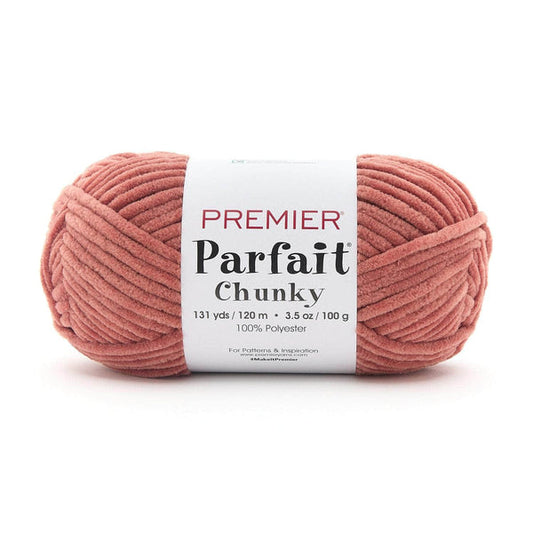 Premier Parfait Chunky Chenille yarn- chestnut