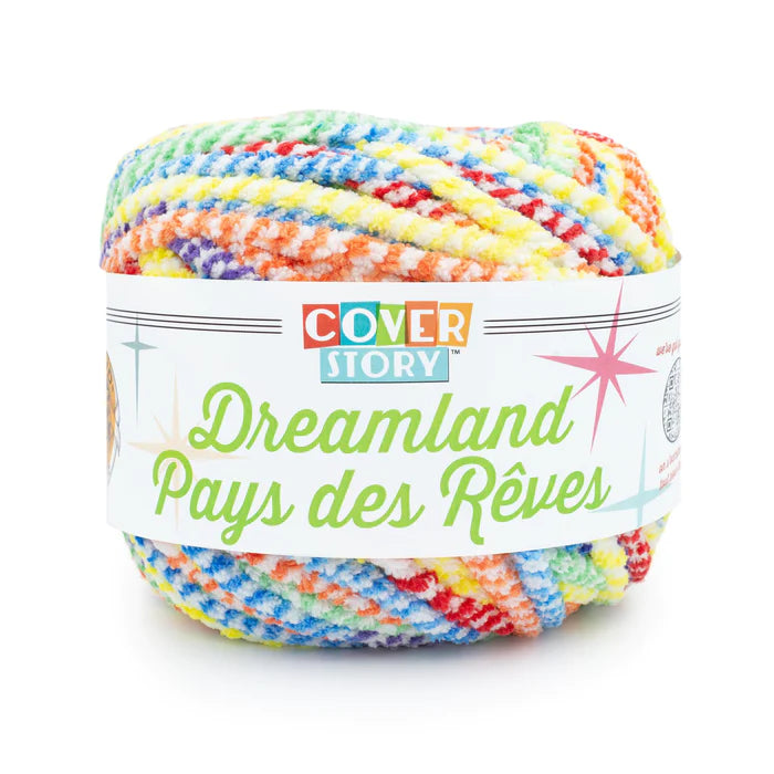 Lion Brand Cover Story Dreamland Yarn Rainbow  *Pre-order*