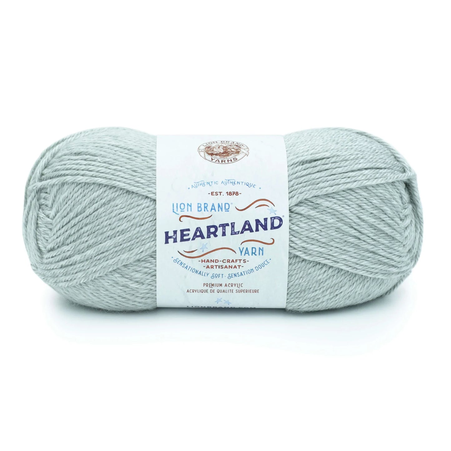 Lion Brand Heartland Yarn White Sands  Pack of 3 *Pre-order*