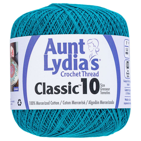 Aunt Lydia's Classic Crochet Thread Size 10 Peacock Pack of 3 *Pre-order*