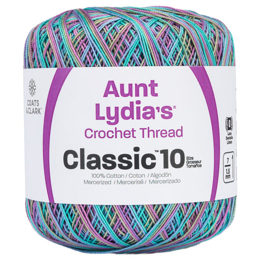 Aunt Lydia's Classic Crochet Thread Size 10 Monet Pack of 3 *Pre-order*