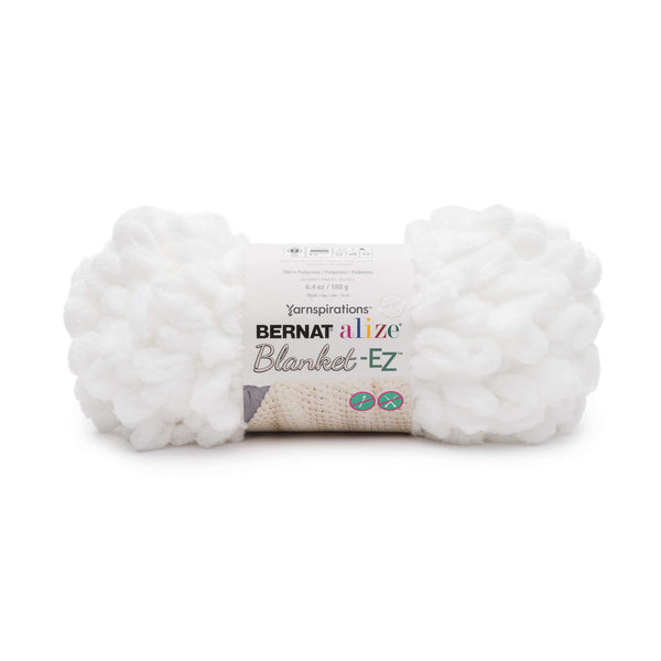 Bernat Alize Blanket-EZ Yarn White Pack of 2 *Pre-order*